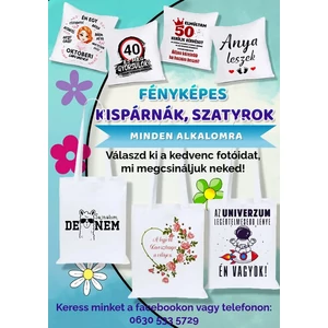 Kispárnák, szatyrok