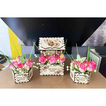 Gravírozott fadobozok