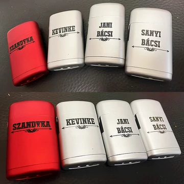 Gravírozott öngyújtó