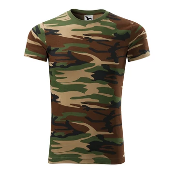 Camouflage póló unisex