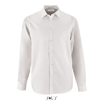 SOL'S BRODY MEN - férfi halszálkamintás hosszú ujjú ing