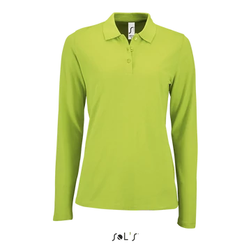 SOL'S PERFECT LSL WOMEN - női hosszú ujjú galléros piké póló